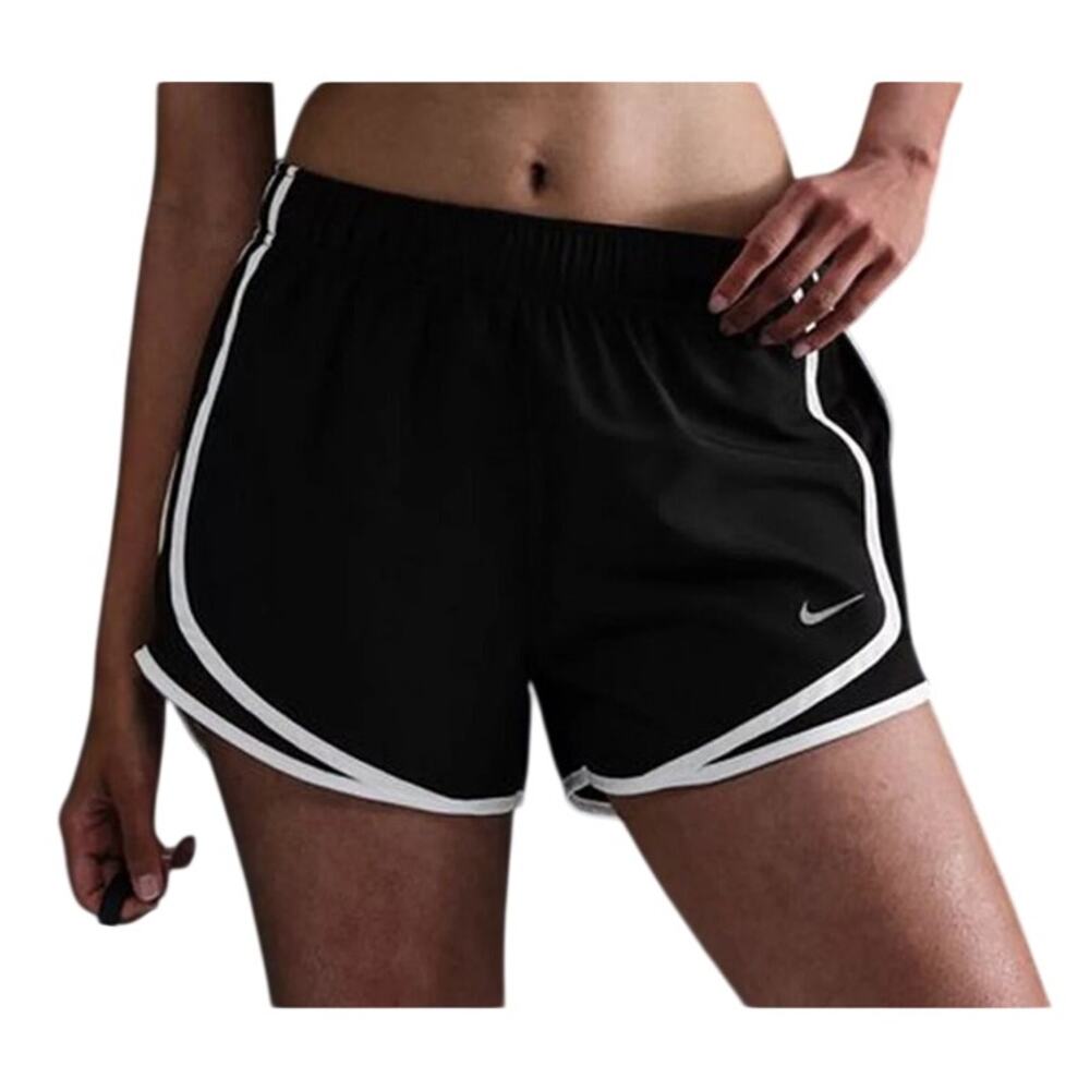 NIKE Youth XLarge Black White Dri-Fit Tempo Running Shorts